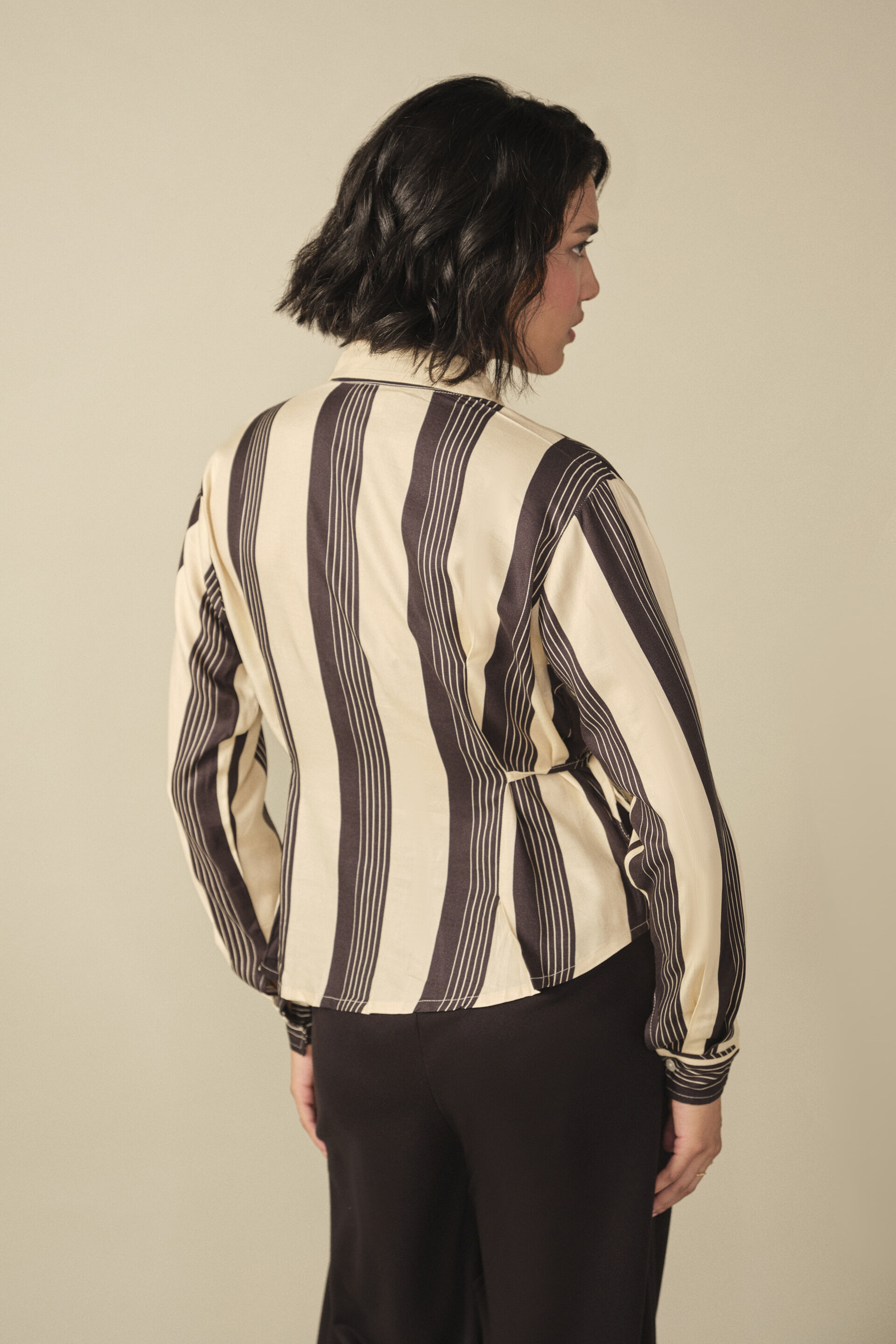 Relaxed Shirt in Cream, Cream, image 5